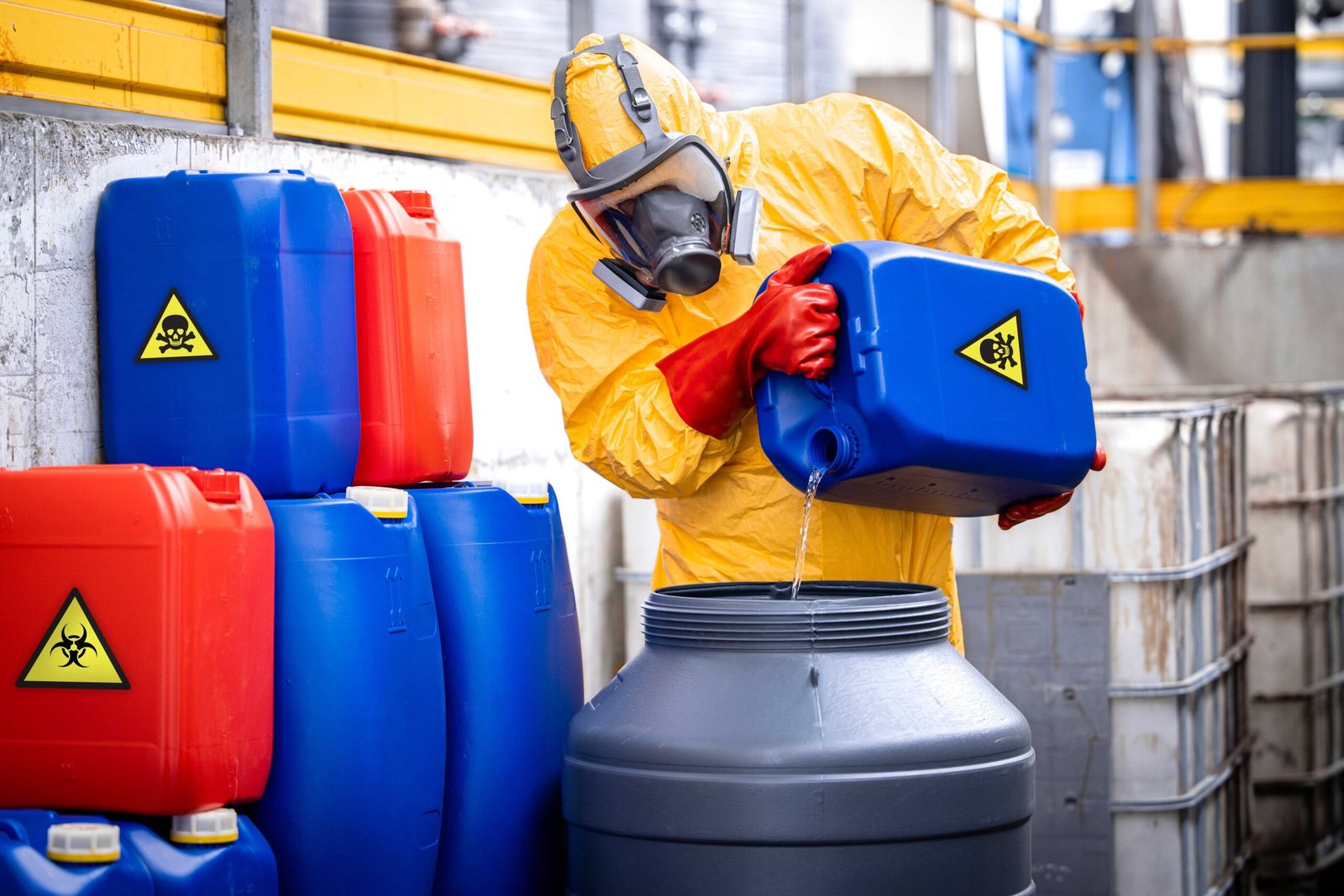 Manejo adecuado de químicos, materiales y sustancias peligrosas