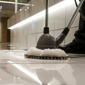 Pulido y encerado de pisos